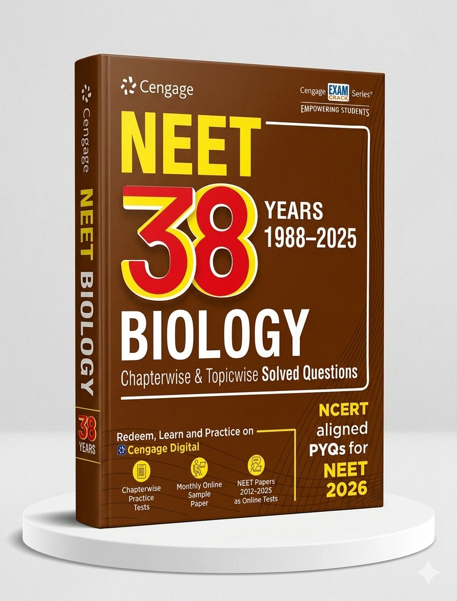 NEET 38 Years (1988-2025) Biology Chapterwise & Topicwise Solved Questions | Cengage | Edition 2025