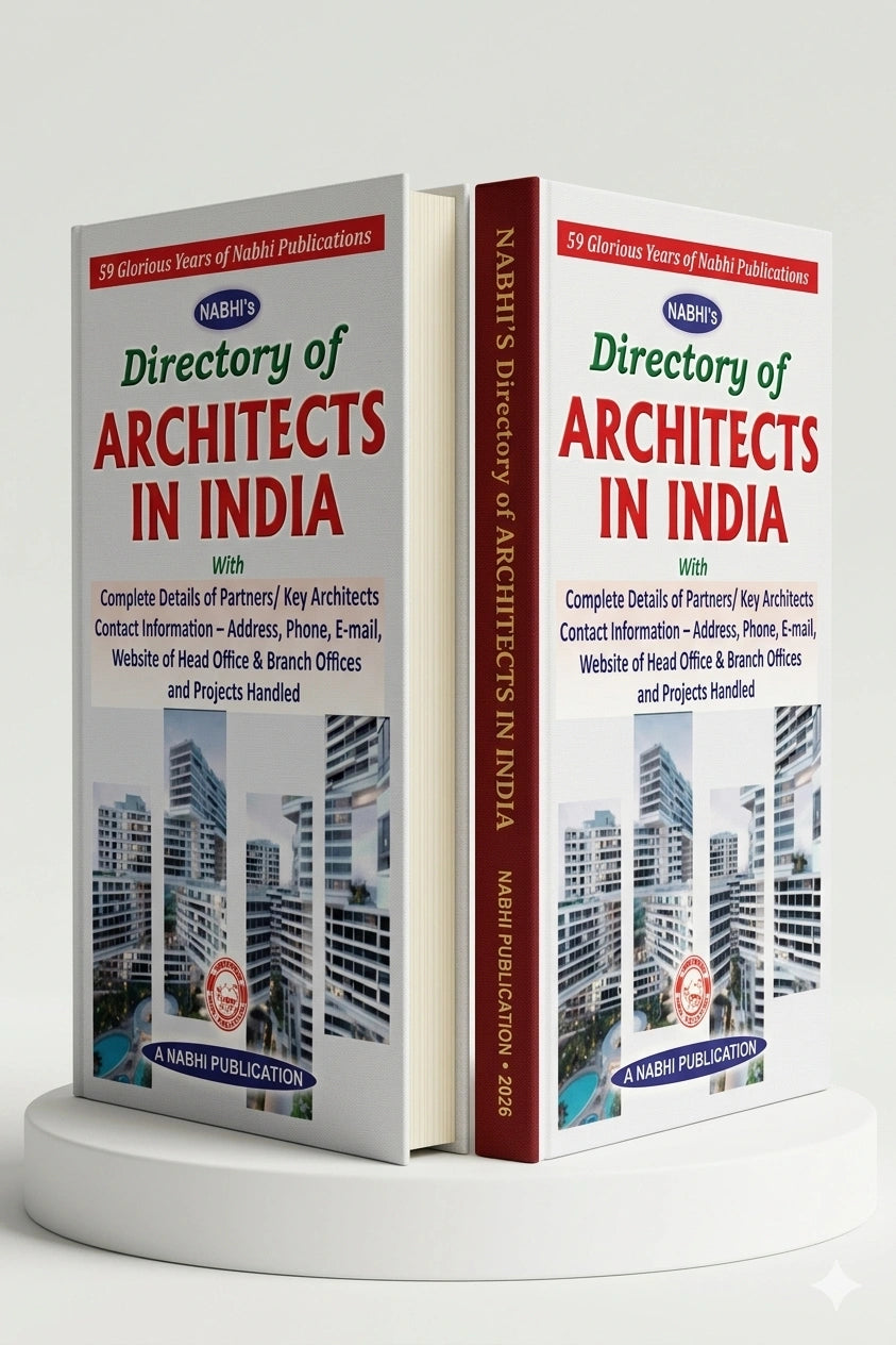 Directory of Architects in India with Complete Details of Partners Key Architects Contact Information Address Phone Email Website of Head Offices and Branch Offices and Projects Handled | Nabhi Publications