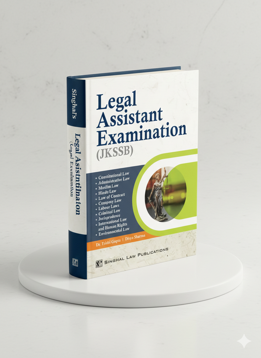 Legal Assistant Exam (JKSSB) | Singhal Law Publication - GenZbookcompany