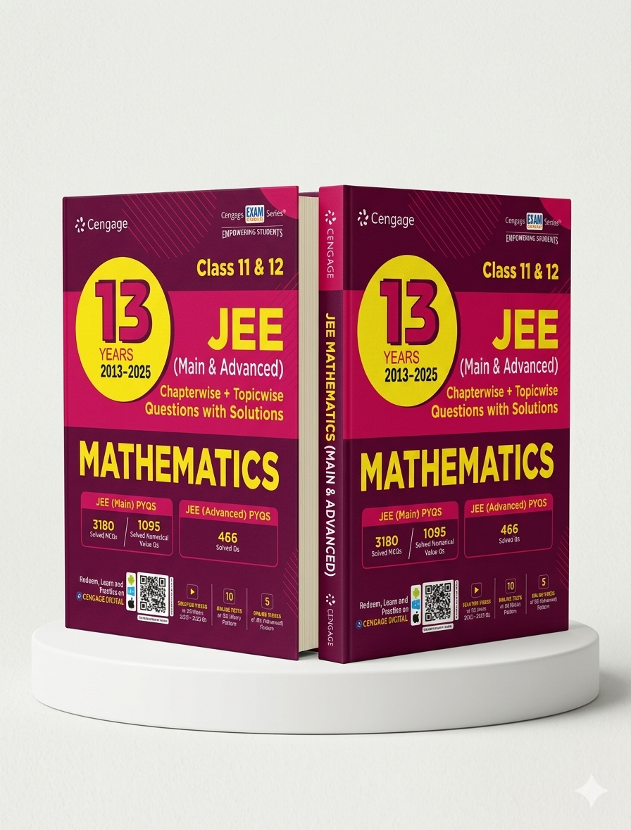 13 Years’ JEE (Main & Advanced) (2013-2025) Chapterwise & Topicwise Mathematics Solved Questions | Cengage | Edition 2025