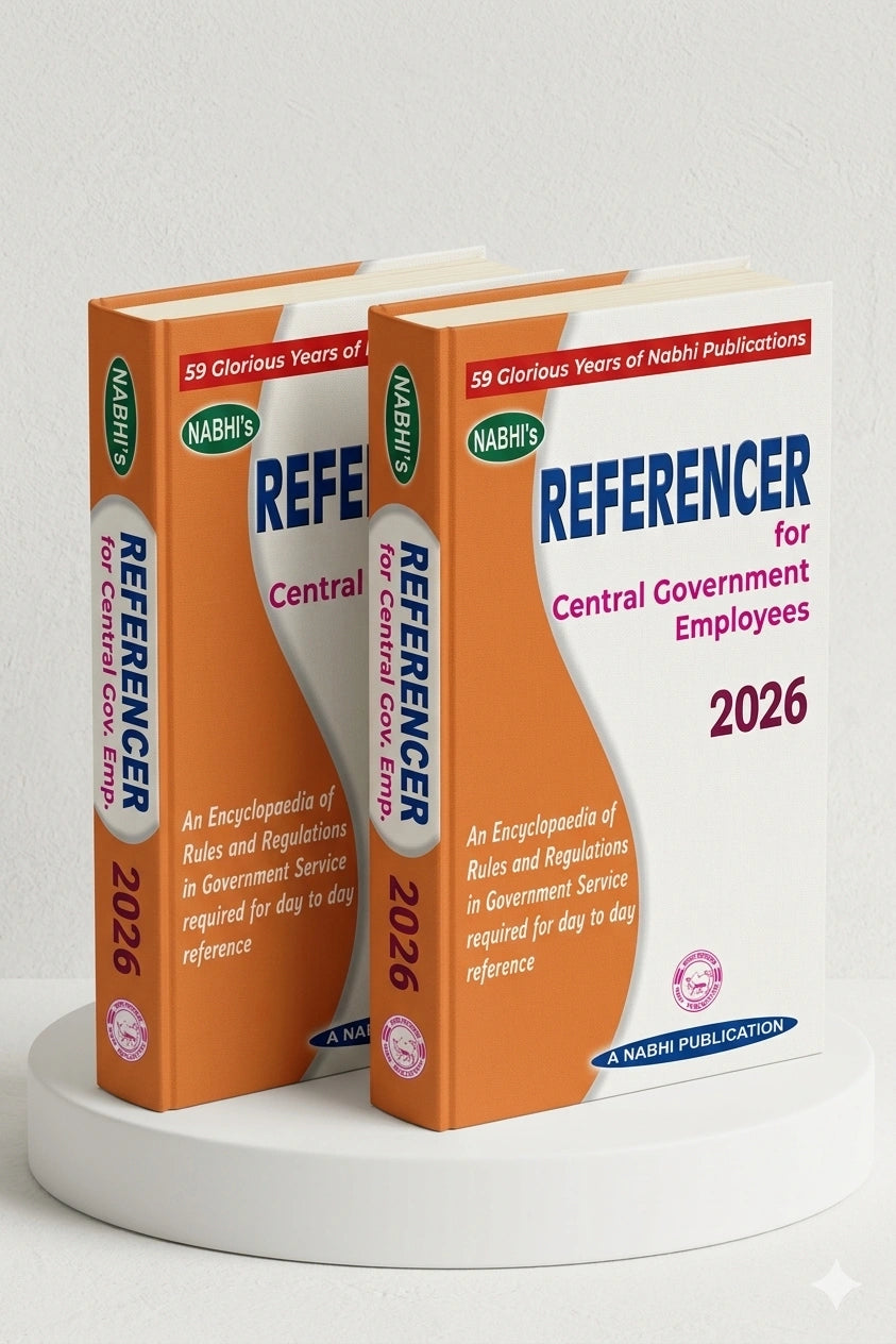 Referencer For Central Government Employees 2026 with Personal Recorder & Year Planner 2026-2027 | Nabhi Publications