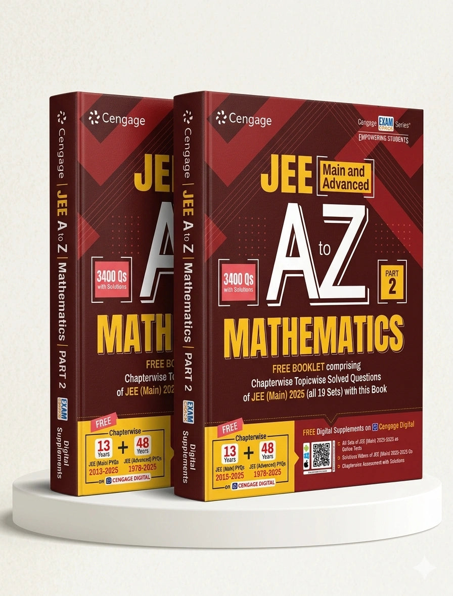 JEE (Main and Advanced) A to Z Mathematics: Part 2 | Cengage | Edition 2025