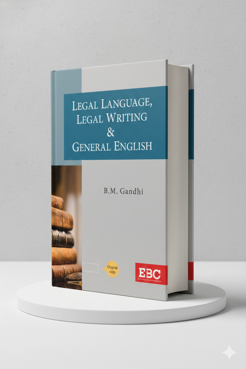 Legal Language, Legal Writing & General English | B M Gandhi | Ebc - GenZbookcompany