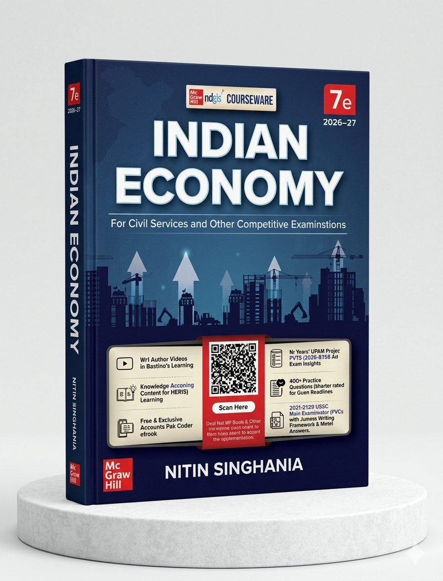 Indian Economy | Nitin Singhania | ‎ McGraw Hill | Edition 2026