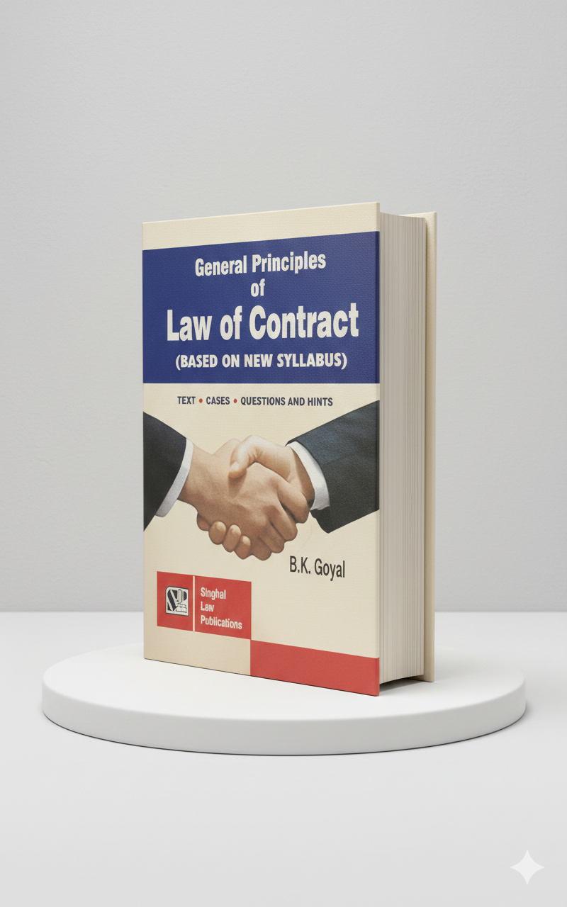 General Principles Of Law Of Contract | B K Goyal | Singhal Law Publication - GenZbookcompany