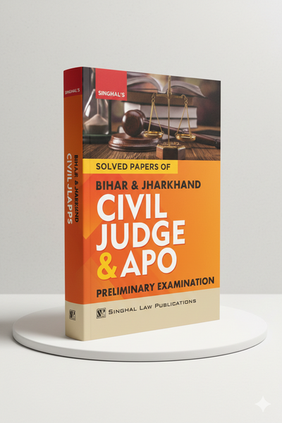 Solved Papers Of Bihar And Jharkhand Civil Judge and APO | Singhal Law Publication