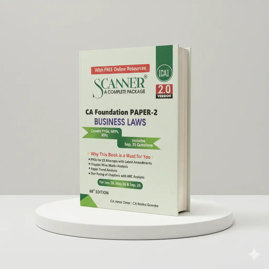 Shuchita Scanner | CA Foundation Paper-2 Business Laws Green Edition | CA Amar Omar, CA Rasika Goenka