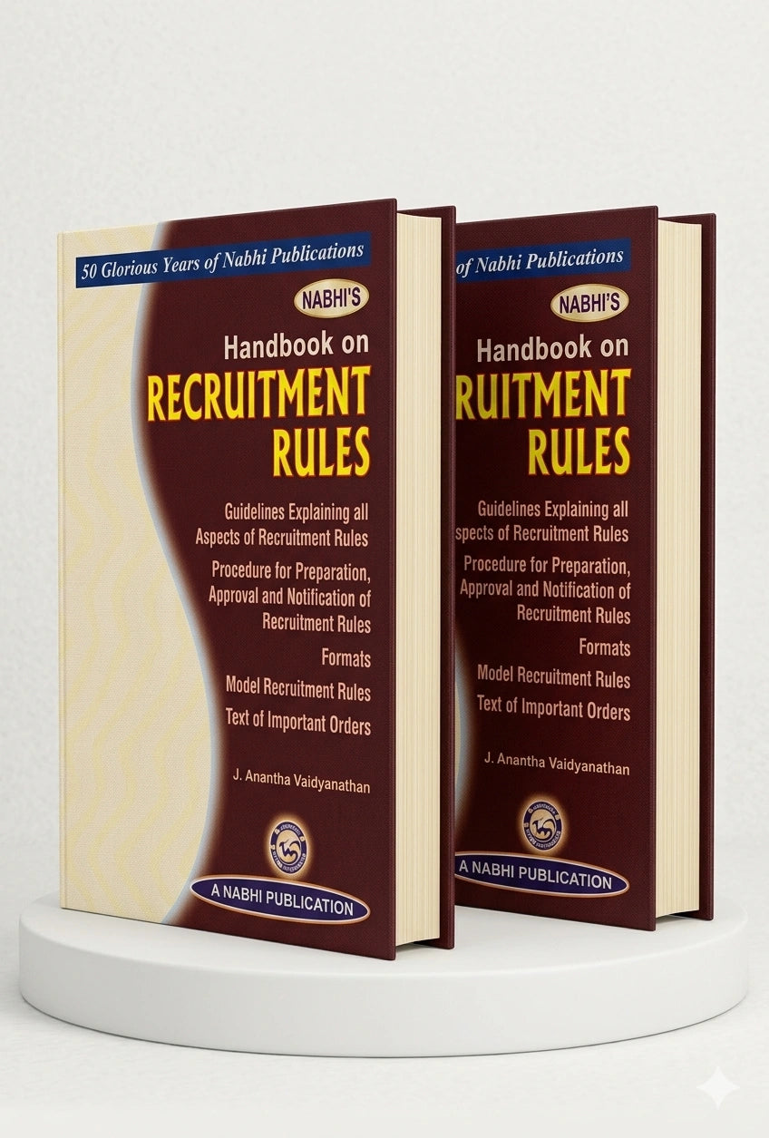 Handbook on Recruitment Rules | Nabhi Publications