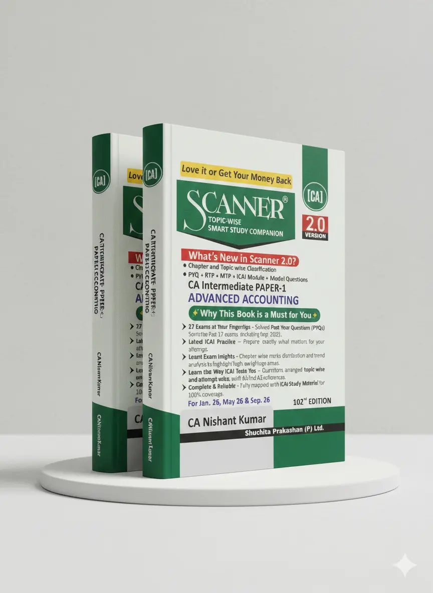 Shuchita Scanner | CA Inter Paper - 1 Advanced Accounting Green Edition | CA Nishant Kumar
