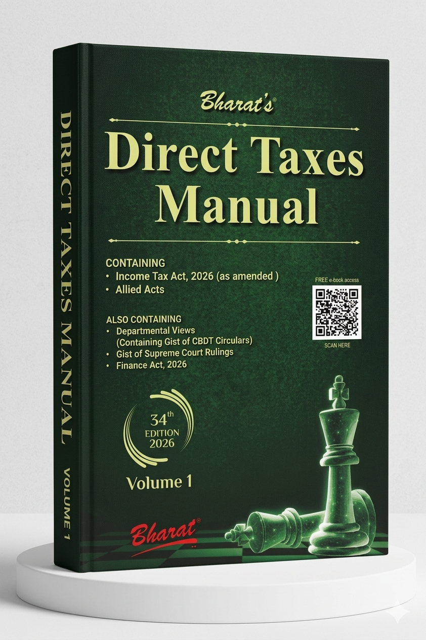 DIRECT TAXES MANUAL | Bharat Law House | Edition 2026