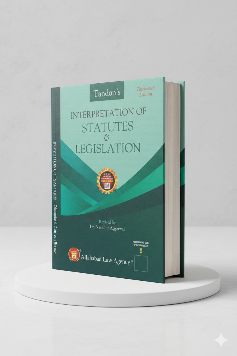Interpretation of Statutes & Legislation | M.P. Tandon | Allahabad Law Agency - GenZbookcompany