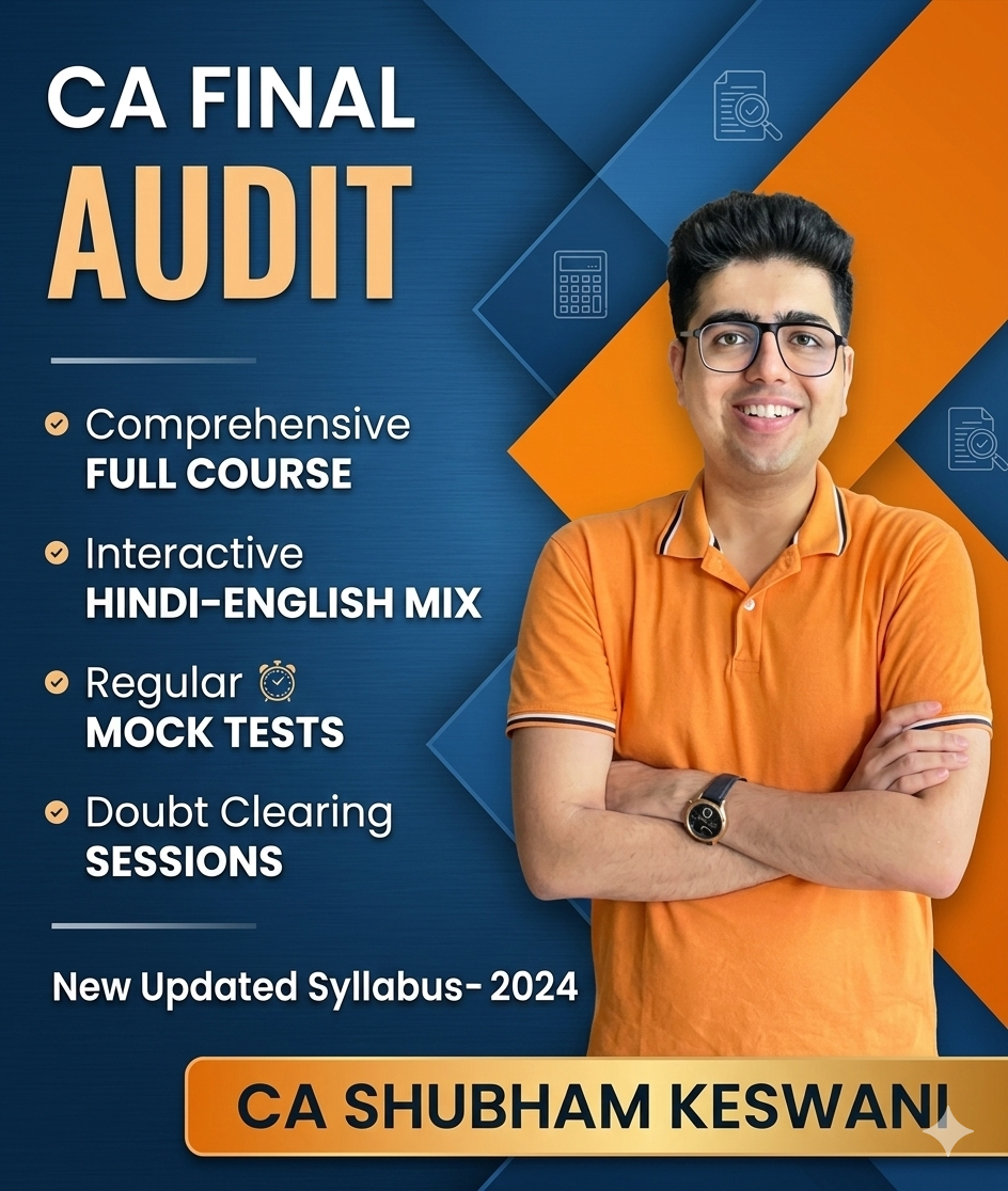 CA Final Audit Full Course By CA Shubham Keswani | video Lactures