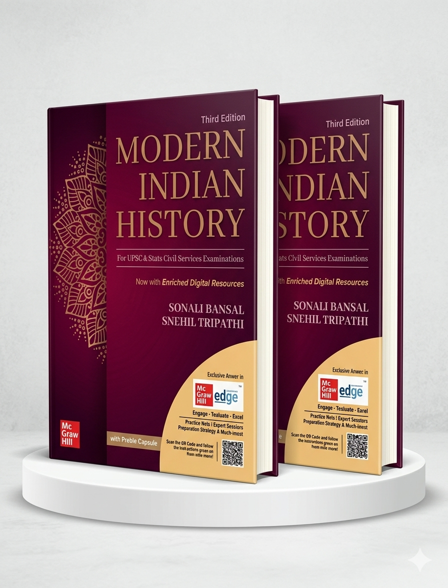 Modern Indian History | Sonali Bansal, Snehil Tripathi | McGraw Hill | Edition 2025-26