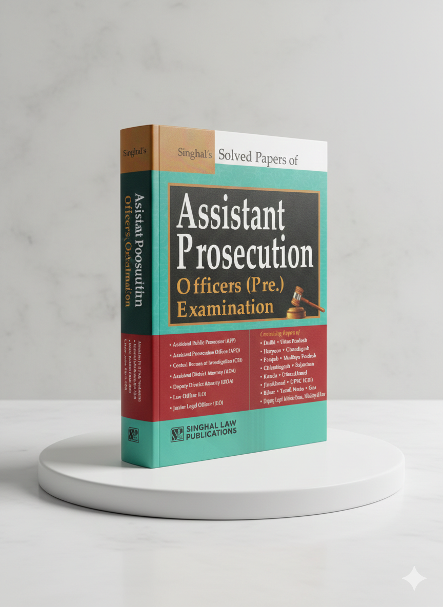 Solved Paper Of APO Prelims Exam | Keerty Dabas | Singhal Law Publication - GenZbookcompany