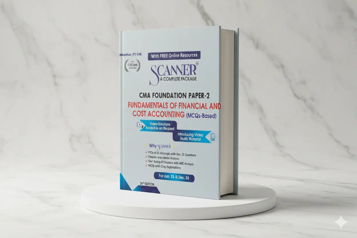 Shuchita Solved Scanner | CMA Foundation Paper 2 | Fundamentals of Financial and Cost Accounting | Arun Kumar, Himanshu Srivastava, Mohit Bahal