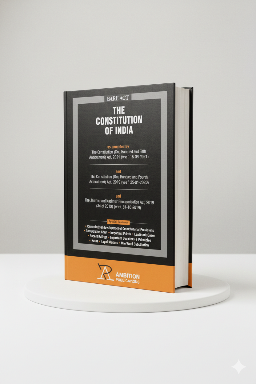 THE CONSTITUTION OF INDIA | AMBITION PUBLICATIONS | Edition 2026 - GenZbookcompany