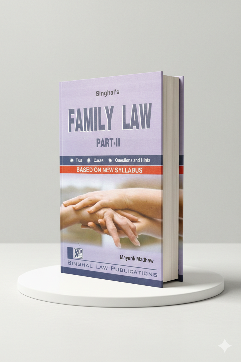 Singhal’s Family Law (Part 2) | Mayank Madhav | Singhal Law Publication - GenZbookcompany