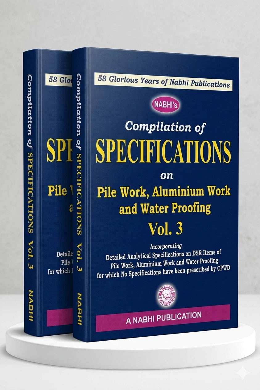 Commentary on CPWD Specifications In 3 Vols. | Nabhi Publications