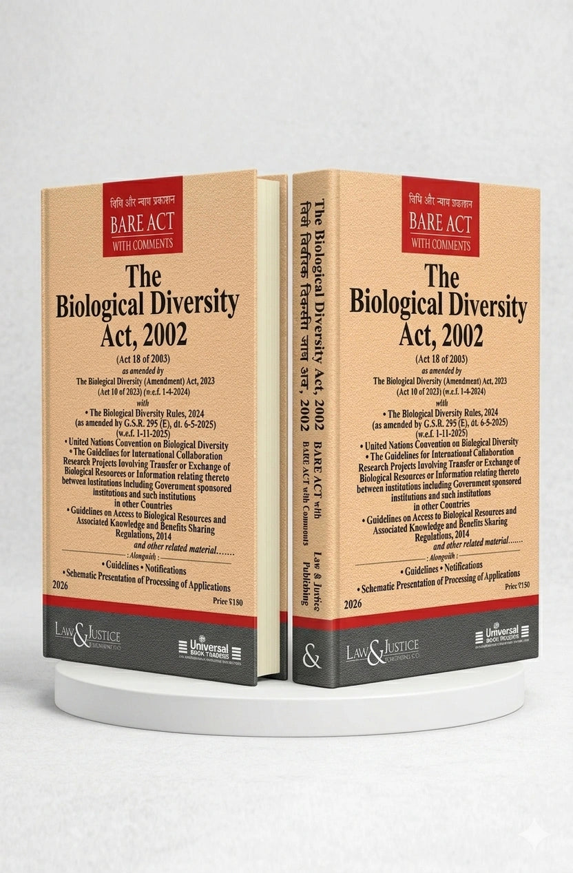 Biological Diversity Act, 2002 | Law & Justice Publishing | EDITION 2026