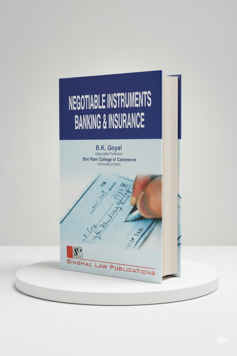 Negotiable Instruments Banking & Insurance | B K Goyal | Singhal Law Publication - GenZbookcompany