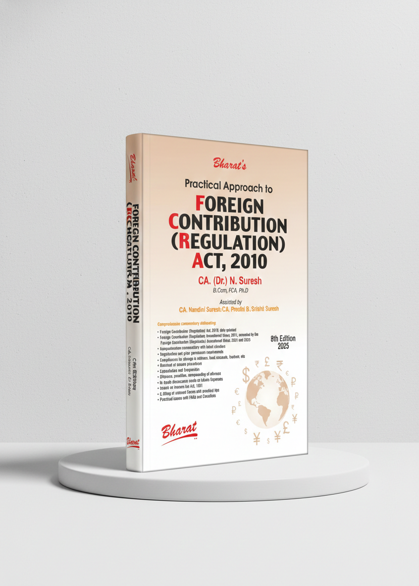 Foreign Contribution (Regulation) Act, 2010 | CA. (Dr.) N. Suresh | Bharat Law House | Edition 2025 - GenZbookcompany