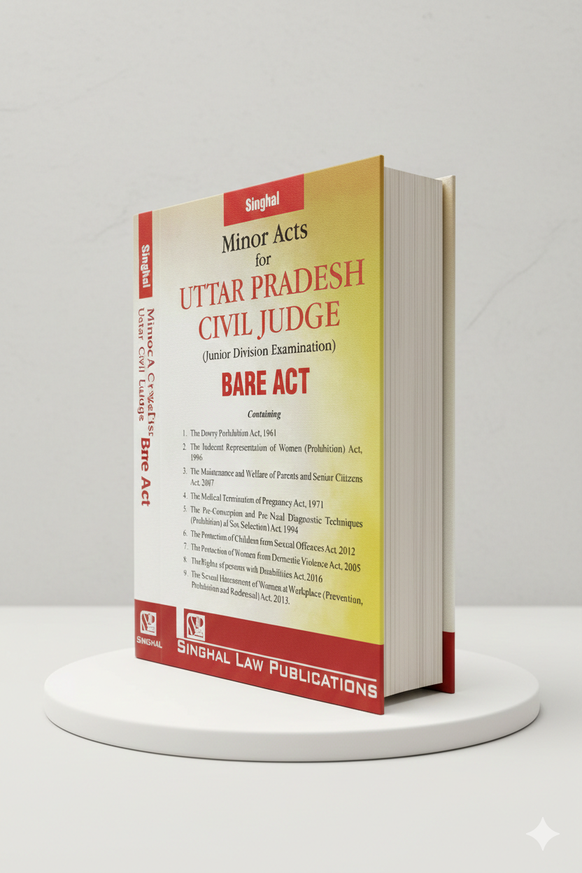 Minor Acts Uttar Pradesh Civil Judge (Junior Division Examination) | Singhal Law Publication - GenZbookcompany