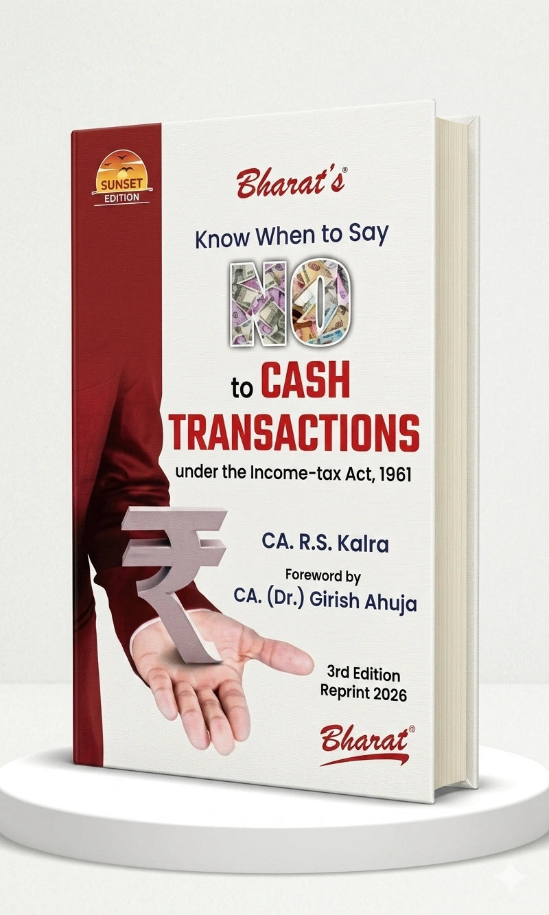 Cash Transactions | CA. R.S. KALRA | Edition 2026 | Bharat Law