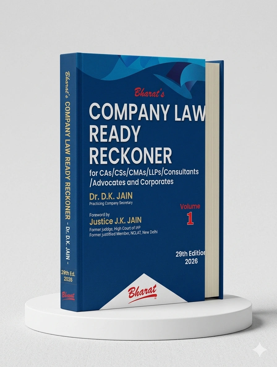 COMPANY LAW READY RECKONER | Dr. D.K. Jain | Bharat Law House | Edition 2026