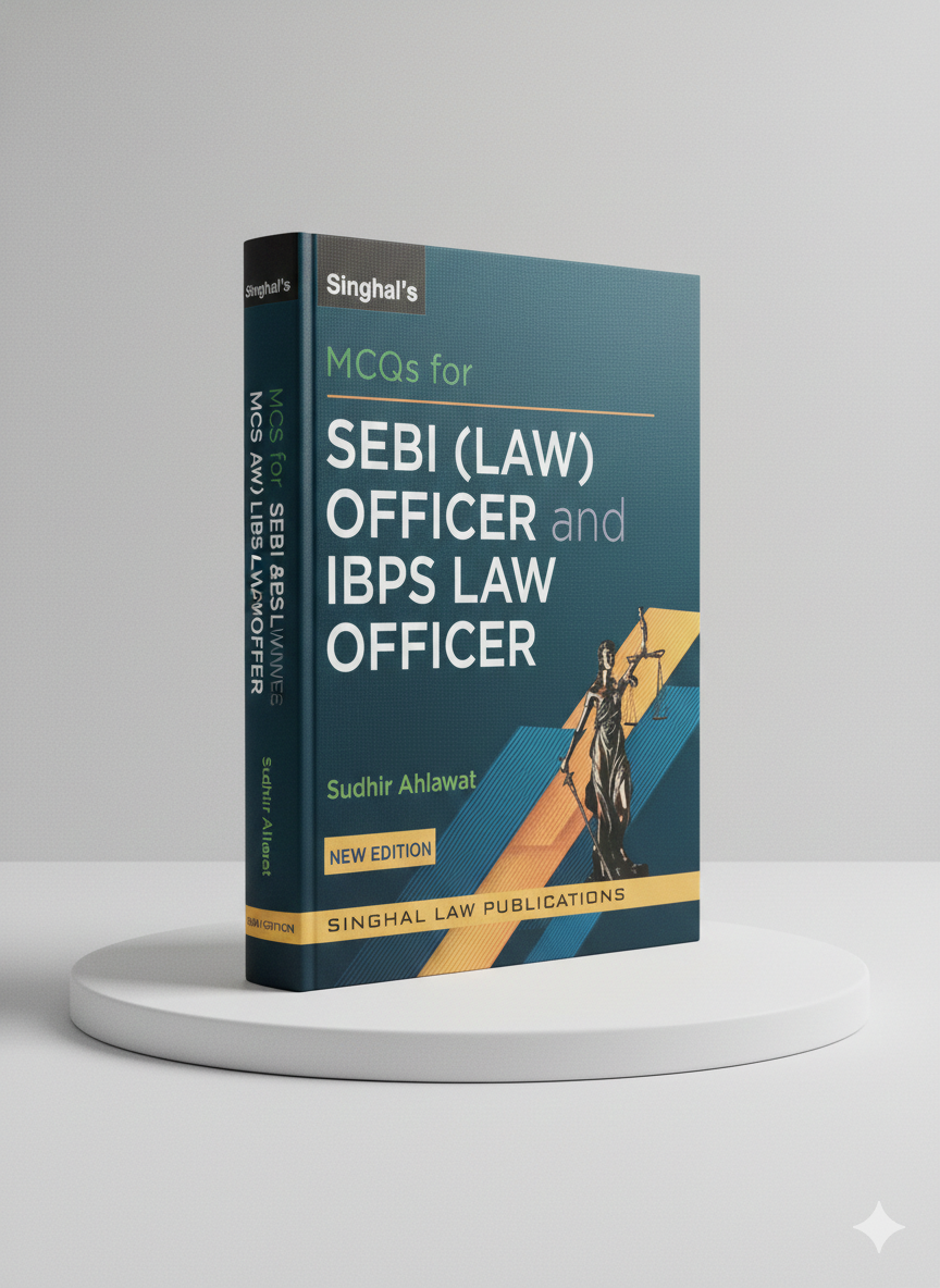 MCQs for SEBI (Law Officer) & IBPS (Law Officer) | Singhal Law Publication - GenZbookcompany