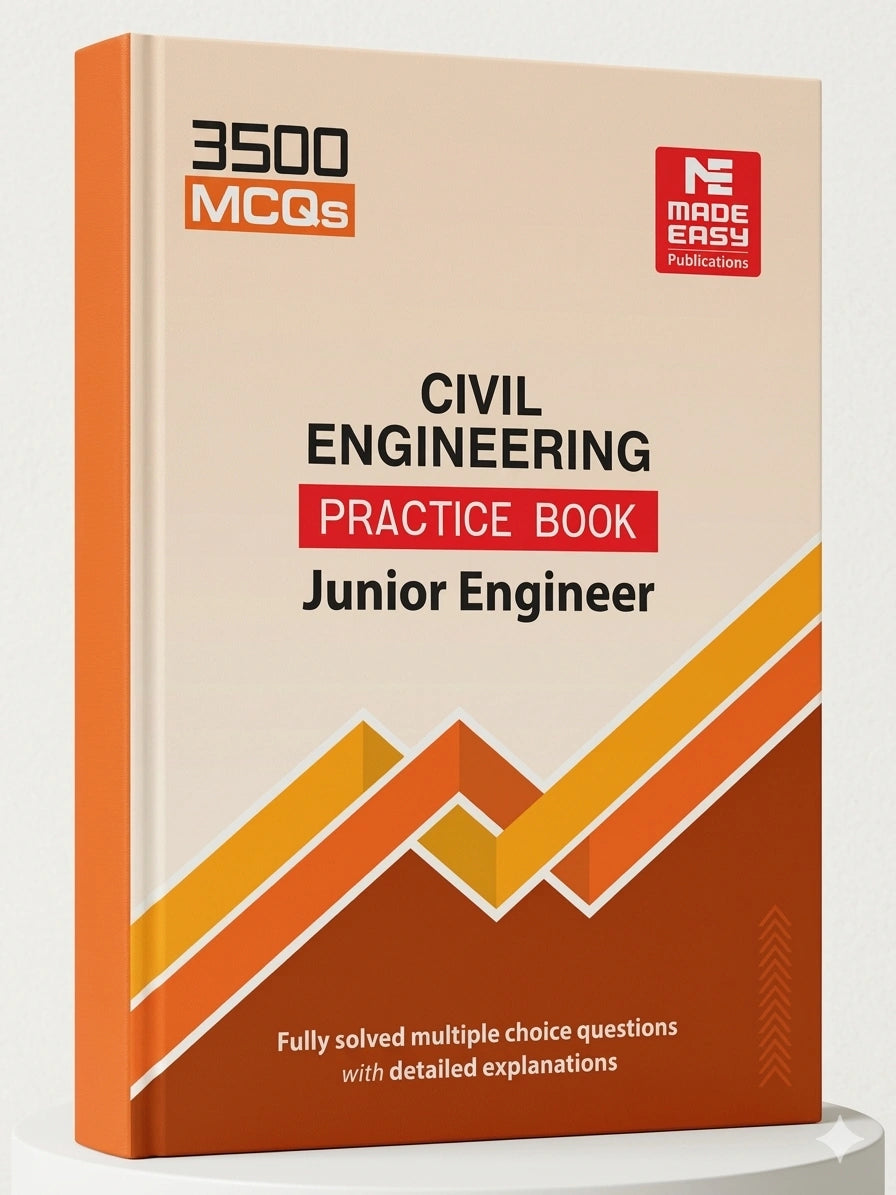 3500 MCQs : Civil Engineering- Practice Book for Junior Engineer | MADE EASY Publications | Edition 2026