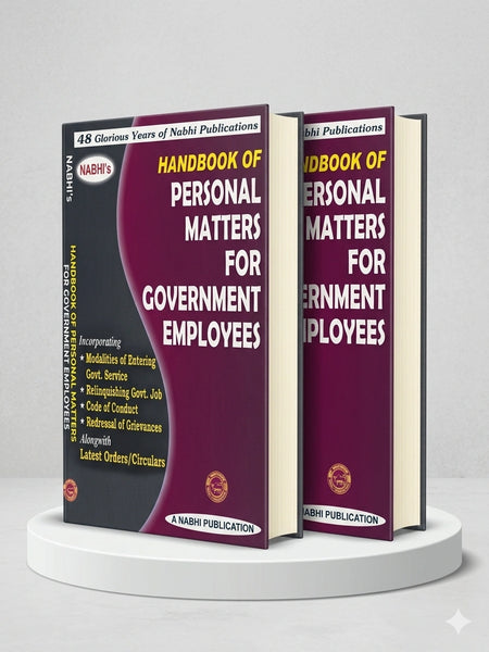 Handbook Of Personal Matters For Government Employees | Nabhi Publications