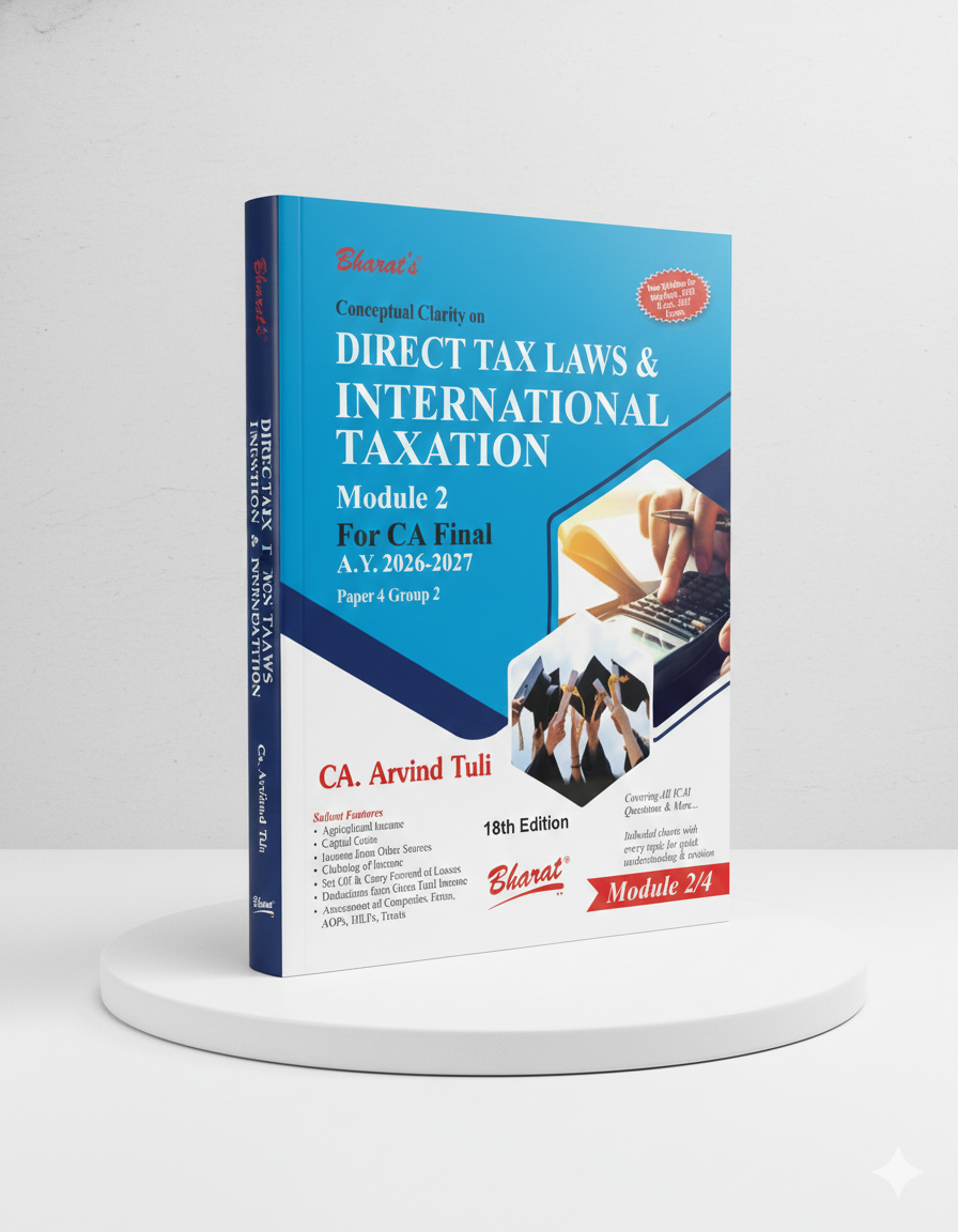 Conceptual Clarity on DIRECT TAX LAWS & INTERNATIONAL TAXATION For CA Final - Module 2 (A.Y. 2026-2027) | CA. Arvind Tuli | Edition 2026 - GenZbookcompany
