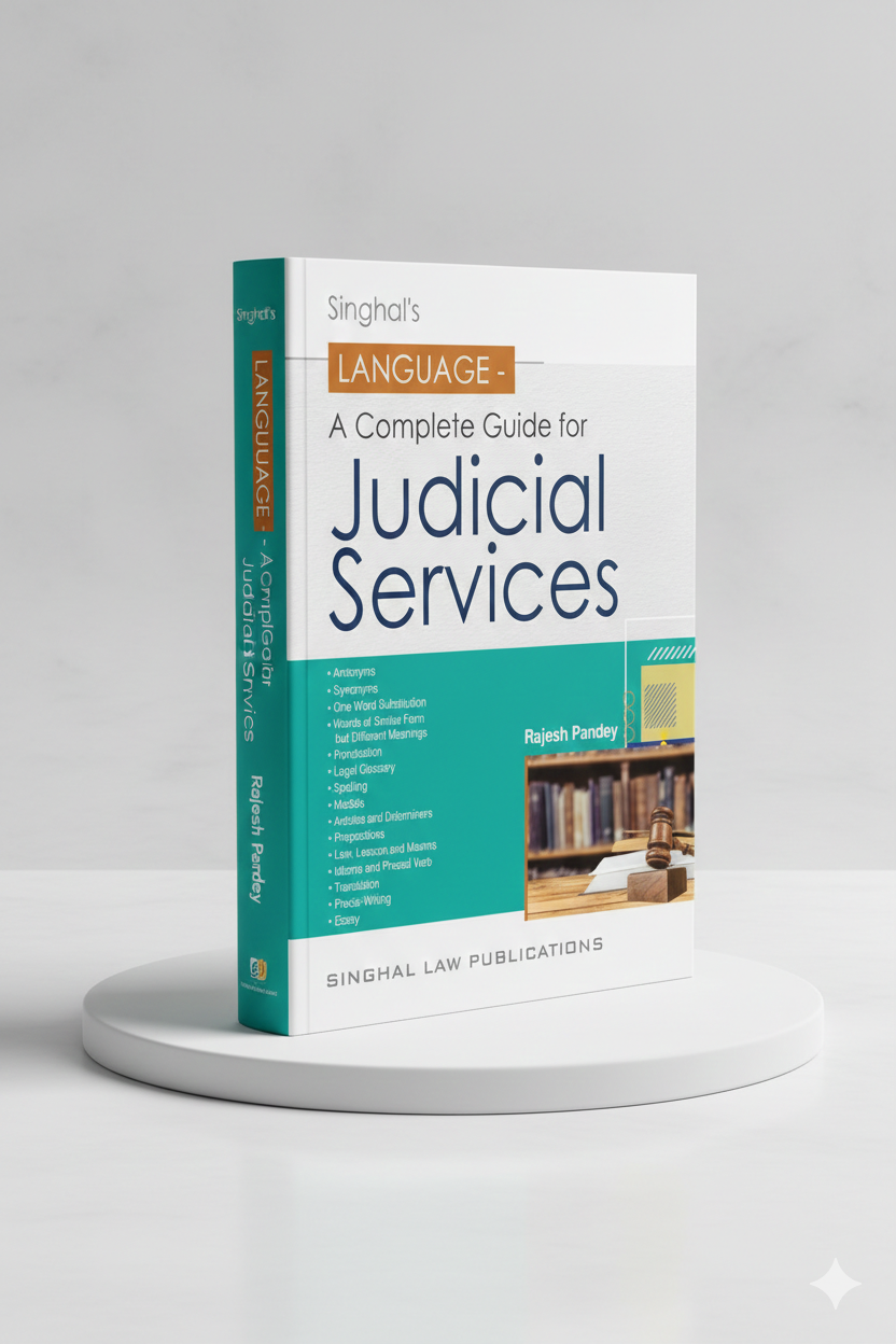 Language – A Complete Guide For Judicial Service | Rajesh Pandey | Singhal Law Publication - GenZbookcompany