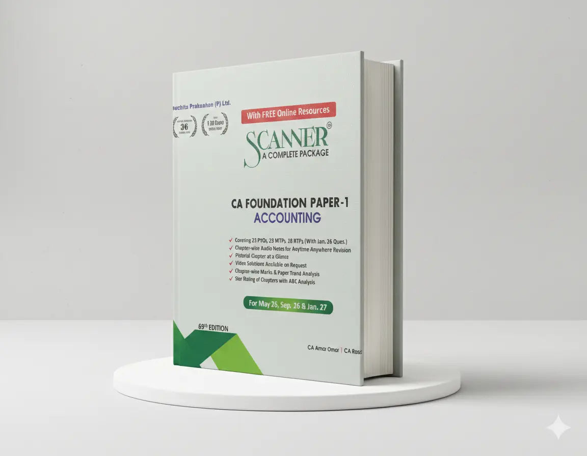 Shuchita Scanner | CA Foundation Paper-1 Accounting Green Edition | CA Amar Omar, CA Rasika Goenka,CA Nishant Kumar