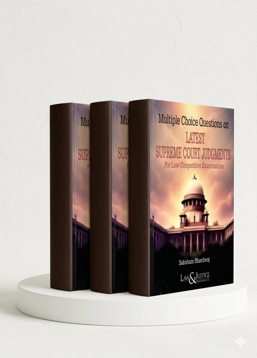 Multiple Choice Questions | Saksham Bhardwaj | Law & Justice Publishing | EDITION 2026