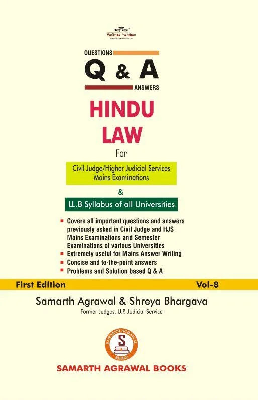 Questions and Answers: Hindu Law | Samarth Agrawal, Shreya Bhargava