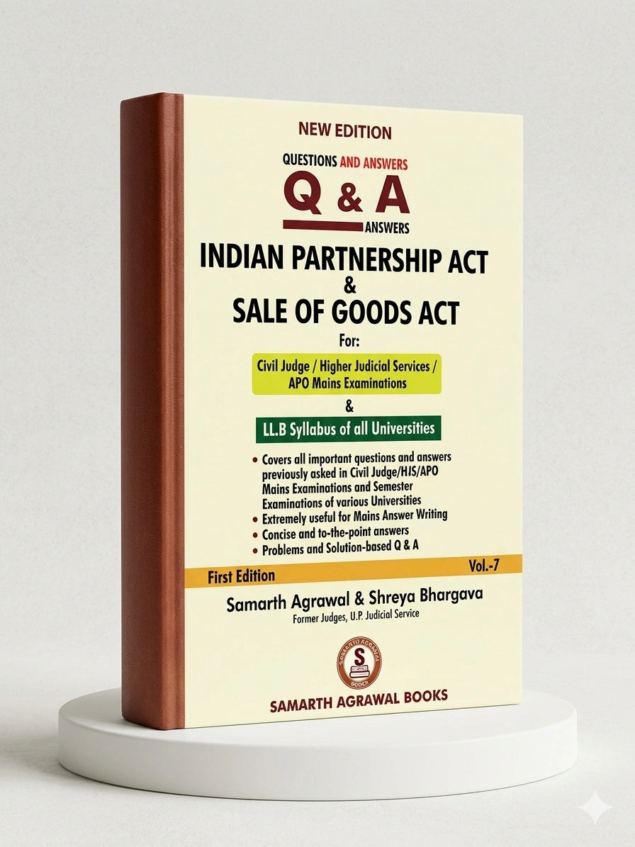 Questions and Answers: Indian Partnership Act and Sale of Goods Act | Samarth Agrawal, Shreya Bhargava