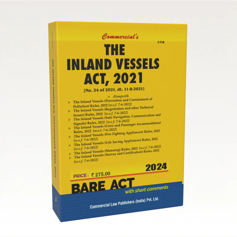 The Inland Vessels Act, 2021 | Commercial Law Publishers | Edition 2026