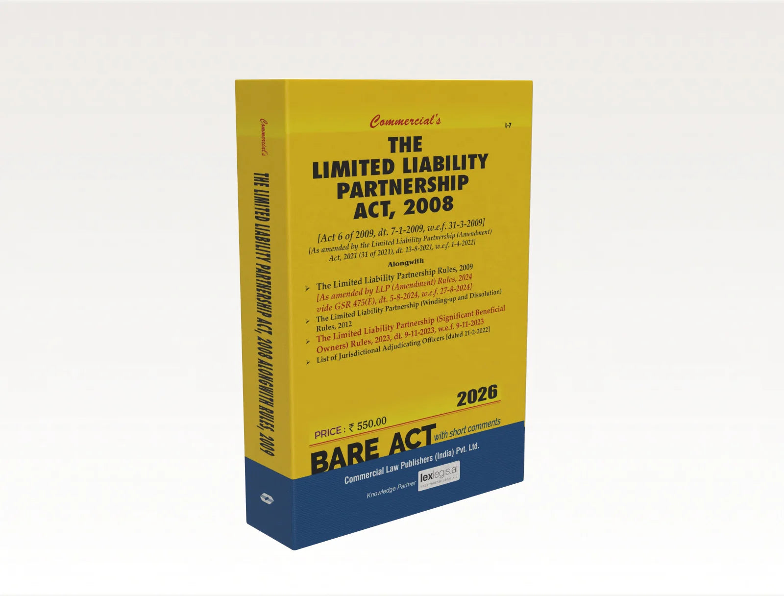 The Limited Liability Partnership Act, 2008 | Commercial Law Publishers | Edition 2026