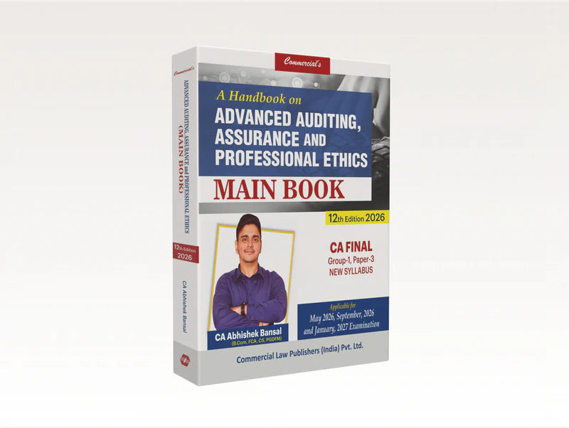 Advanced Auditing, Assurance & Professional Ethics – Main & Question Book (CA Final, 2025 Edition) - GenZbookcompany
