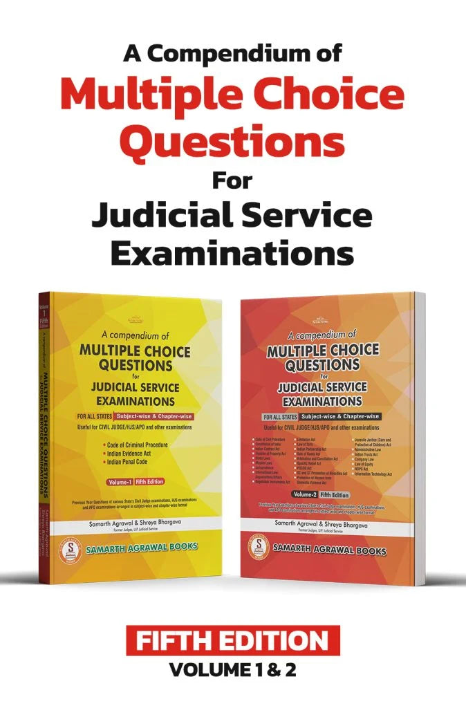 Compendium of Multiple Choice Questions for Judicial Service Examinations: Volume 1 & 2 | Samarth Agrawal, Shreya Bhargava
