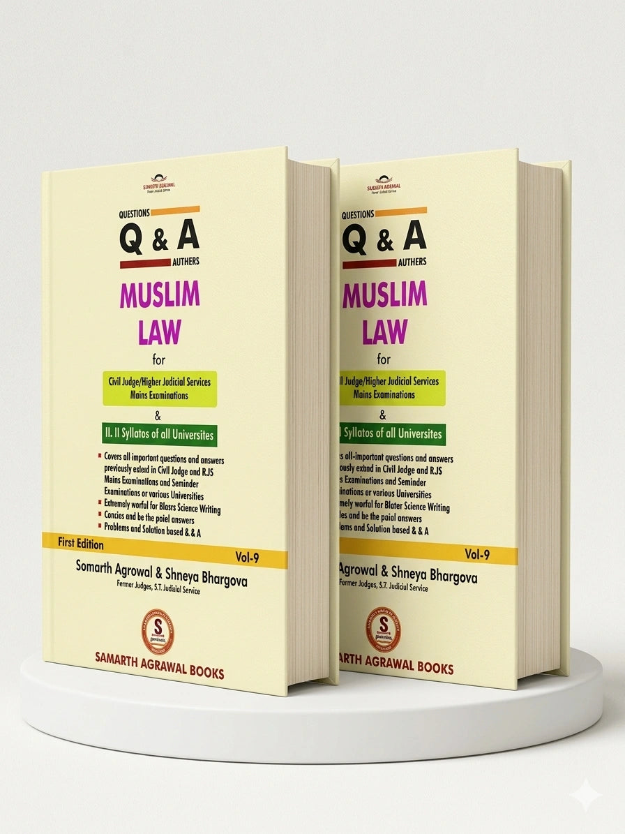 Questions and Answers: Muslim Law |  Samarth Agrawal, Shreya Bhargava