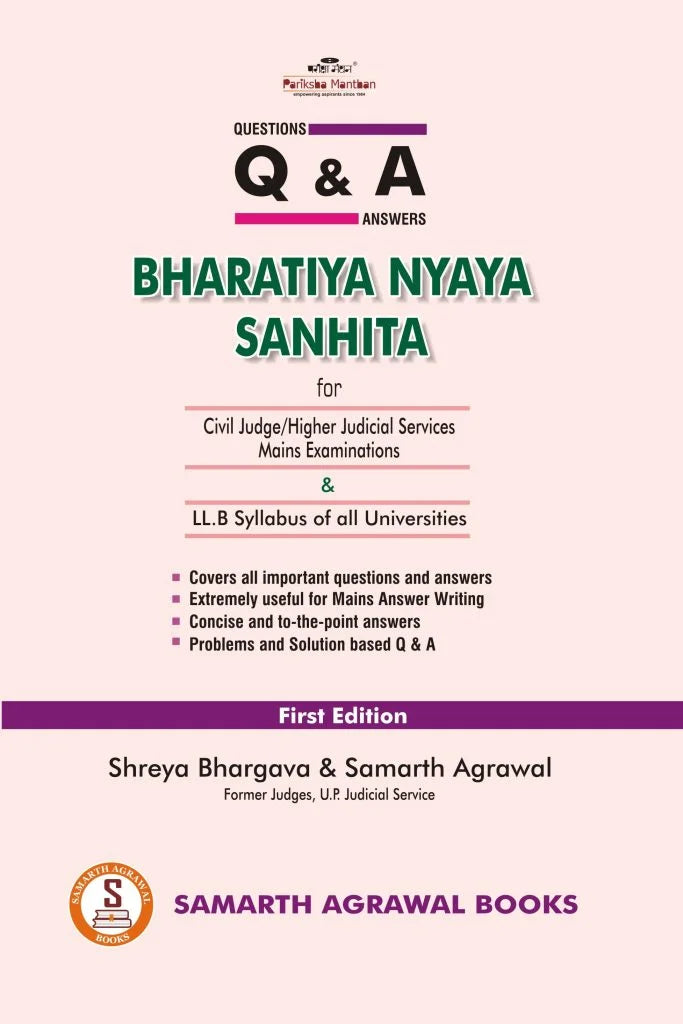 Questions and Answers: Bharatiya Nyaya Sanhita | Shreya Bhargava and Samarth Agrawal