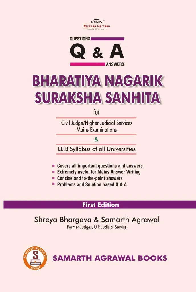 Questions and Answers: Bharatiya Nagarik Suraksha Sanhita | Shreya Bhargava and Samarth Agrawal
