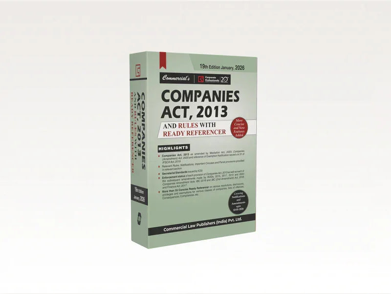 Companies Act, 2013 | Pavan Kumar Vijay | Edition 2026 - GenZbookcompany