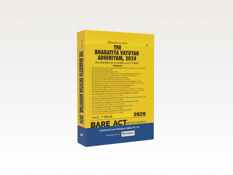 The Bharatiya Vayuyan Adhiniyam, 2024 | Commercial Law Publishers | Edition 2026
