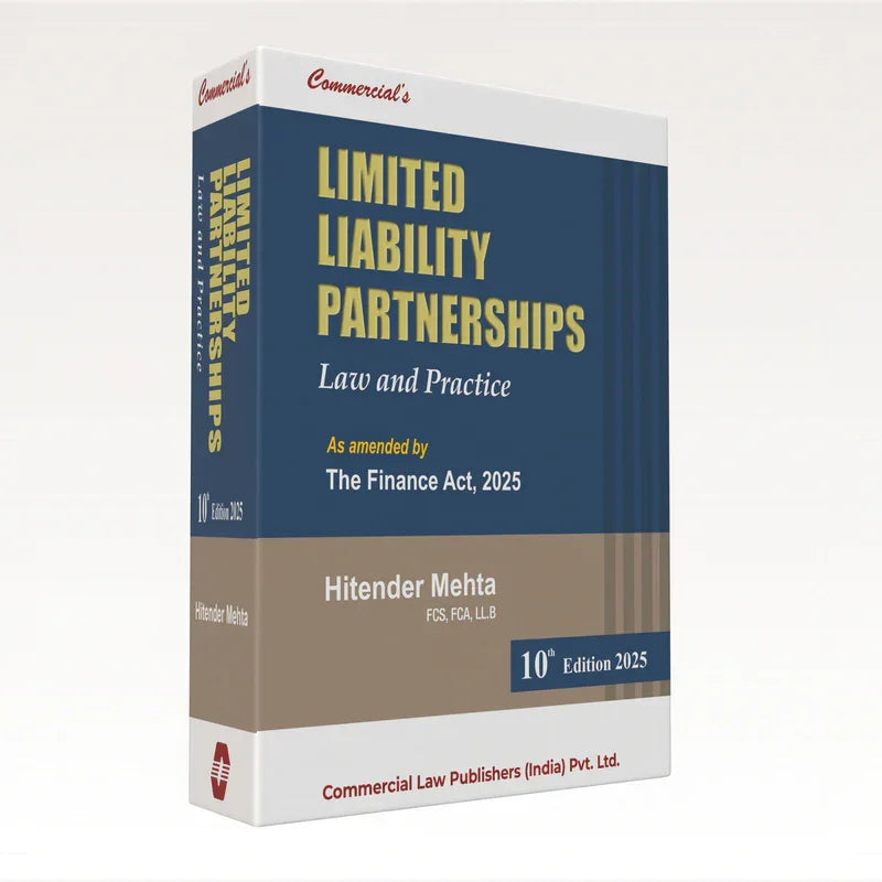 Limited Liability Partnerships - Law and Practice | Hitender Mehta | Edition 2025 - GenZbookcompany