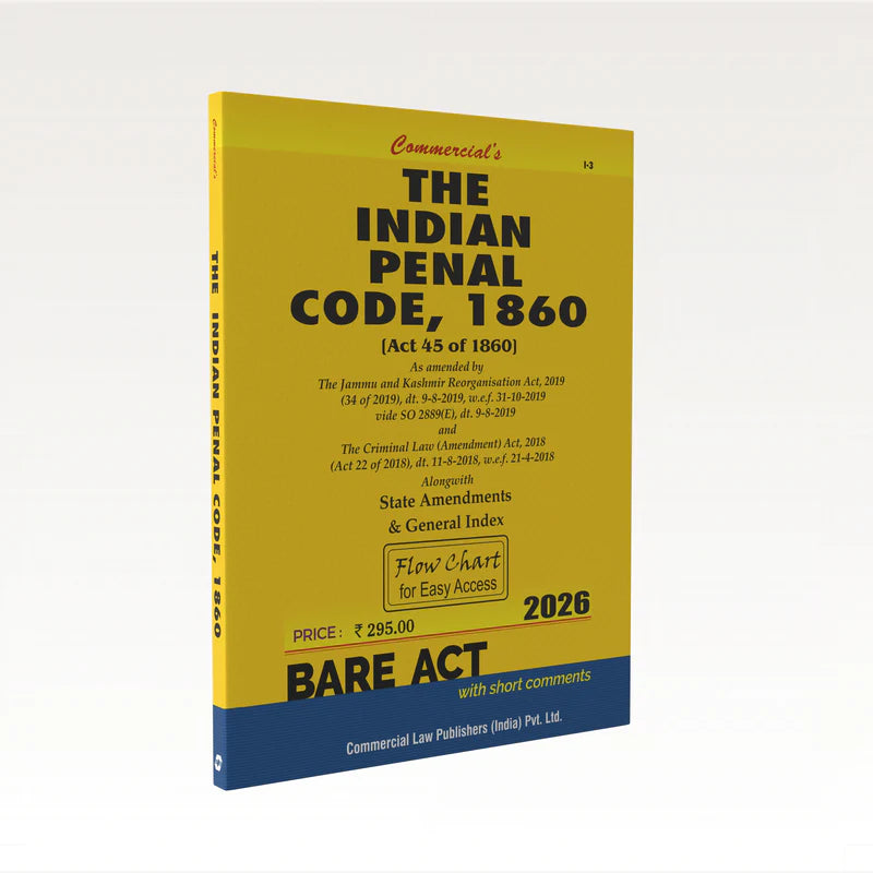 The Indian Penal Code, 1860  | Commercial Law Publishers | Edition 2026