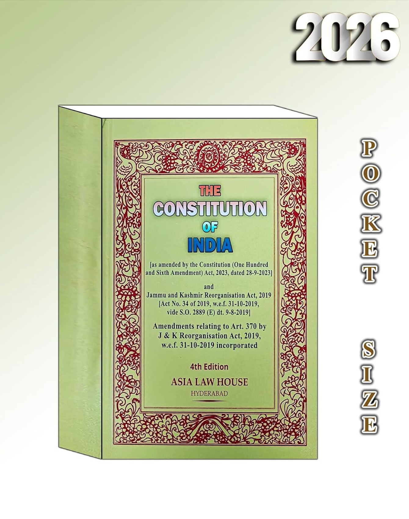 THE CONSTITUTION OF INDIA | Bare Acts | Asia Law House | Edition 2026