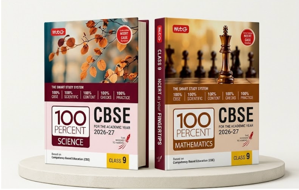 MTG 100 Percent NCERT & CBSE Science, Mathematics Class 9 For 2026-27 Exam (Set of 2) | As Per Revised NCERT Textbooks Syllabus | Theory, Concept Map | Paper & Exam Drill Available All in One Book Edition 2026 -27
